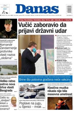 Danas - broj 8506, 12. jan 2021.