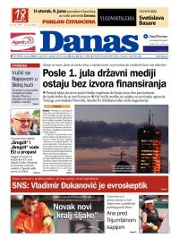 Danas - broj 6457, 4. jun 2015.