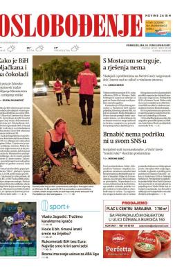 Oslobođenje - broj 25347, 19. jun 2017.