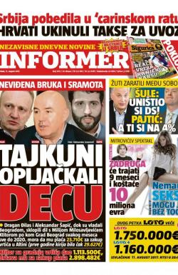 Informer - broj 1611, 11. avg 2017.