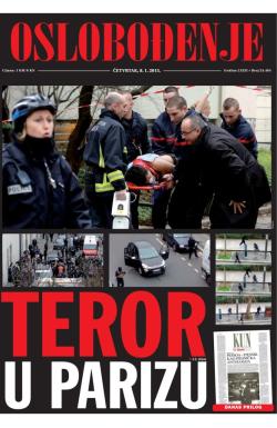 Oslobođenje - broj 24.464, 8. jan 2015.