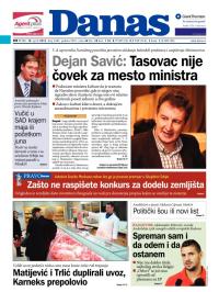 Danas - broj 6402, 10. apr 2015.