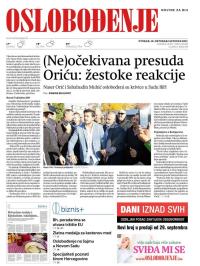 Oslobođenje - broj 25458, 10. okt 2017.