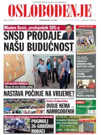 Oslobođenje - broj 24.307, 4. avg 2014.