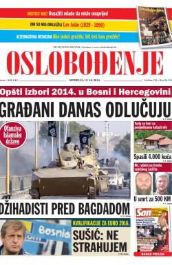 Oslobođenje - broj 24.376, 12. okt 2014.