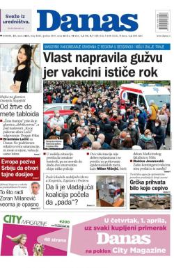 Danas - broj 8583, 30. mar 2021.