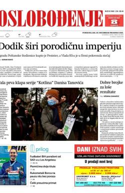 Oslobođenje - broj 26869, 20. dec 2021.