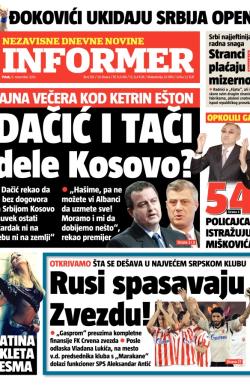 Informer - broj 158, 9. nov 2012.