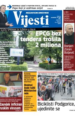 Vijesti - broj 5777, 28. apr 2014.