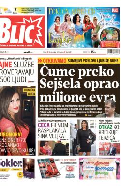 Blic - broj 6407, 12. dec 2014.