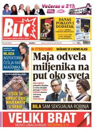 Blic - broj 6667, 5. sep 2015.