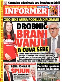 Informer CG - broj 780, 22. nov 2014.
