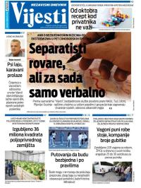Vijesti - broj 9813, 26. avg 2025.