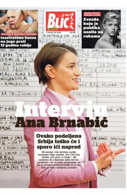 Blic - broj 7488, 17. dec 2017.