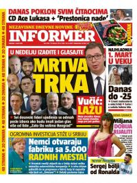 Informer - broj 1780, 1. mar 2018.
