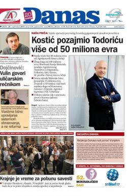 Danas - broj 7296, 20. sep 2017.