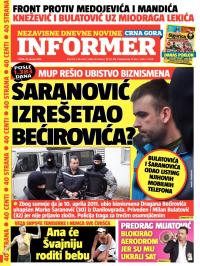 Informer CG - broj 829, 23. jan 2015.
