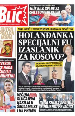 Blic - broj 8112, 18. sep 2019.