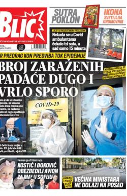 Blic - broj 8414, 31. jul 2020.