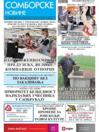 Somborske novine - broj 3485, 9. apr 2021.