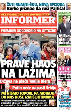 Informer - broj 859, 28. feb 2015.