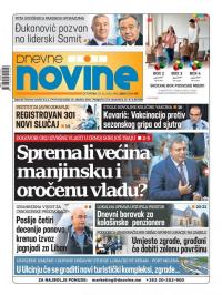 Dnevne novine - broj 2823, 29. okt 2020.