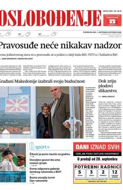 Oslobođenje - broj 25807, 1. okt 2018.