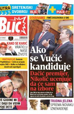 Blic - broj 7186, 14. feb 2017.