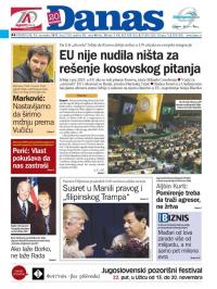 Danas - broj 7350, 13. nov 2017.