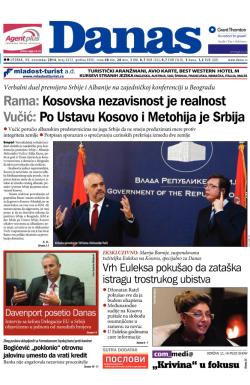 Danas - broj 6252, 11. nov 2014.