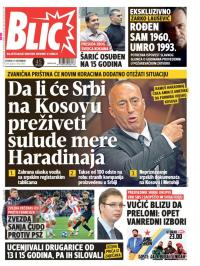 Blic - broj 7840, 11. dec 2018.