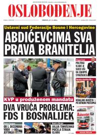 Oslobođenje - broj 24.057, 27. nov 2013.