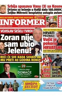 Informer - broj 1769, 15. feb 2018.