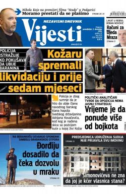 Vijesti - broj 6720, 5. dec 2016.
