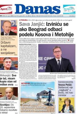 Danas - broj 7618, 8. avg 2018.