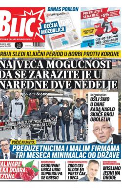 Blic - broj 8301, 30. mar 2020.