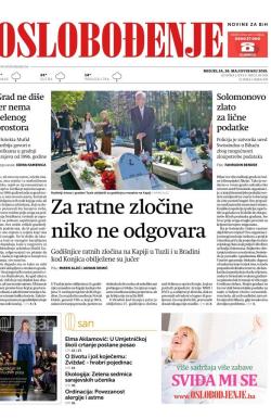 Oslobođenje - broj 26039, 26. maj 2019.
