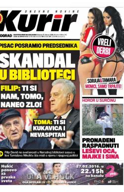 Kurir - broj 740, 27. feb 2016.
