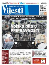 Vijesti - broj 6317, 26. okt 2015.