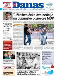 Danas - broj 7211, 27. jun 2017.