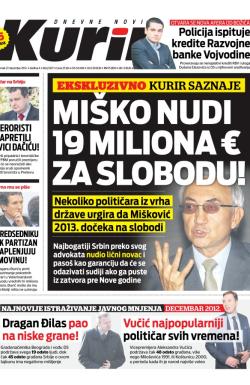 Kurir - broj 3327, 27. dec 2012.