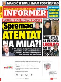 Informer CG - broj 1026, 15. sep 2015.