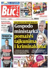Blic - broj 6753, 30. nov 2015.