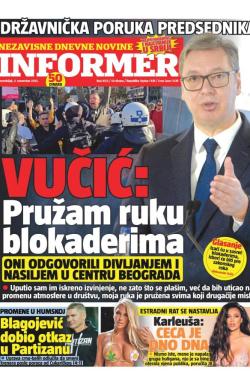 Informer - broj 4125, 3. nov 2025.
