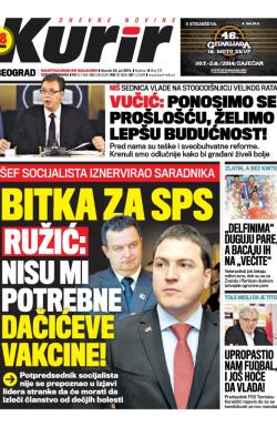 Kurir - broj 173, 29. jul 2014.