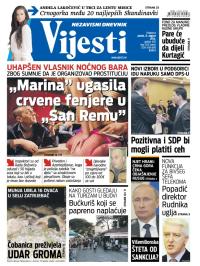 Vijesti - broj 5878, 8. avg 2014.