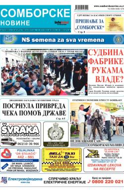 Somborske novine - broj 3081, 12. jul 2013.