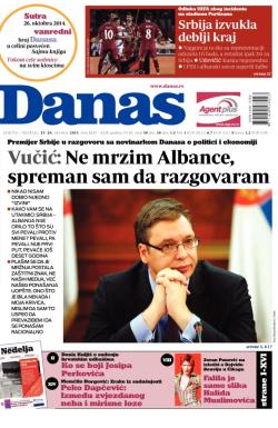 Danas - broj 6235-6236, 25. okt 2014.