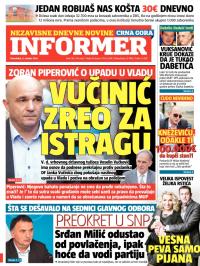 Informer CG - broj 739, 6. okt 2014.
