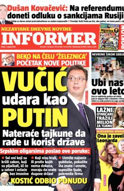 Informer - broj 683, 1. avg 2014.